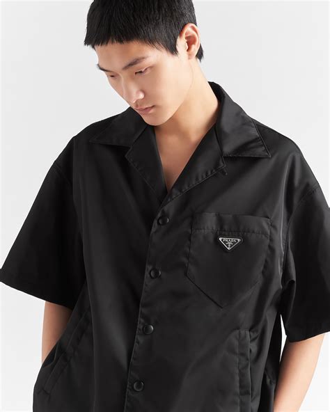 prada womens short sleeved shirts|Prada cettire men's shirt.